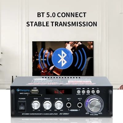 بی سیم BT 2.0Stereo Audio Amplifier LDZS AV-298BT برای تقویت کننده های ماشین و خانه KTV