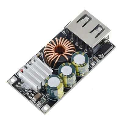 شارژ اضطراری تلفن همراه با QC3.0 DIY fast charger board و منبع برق 24W