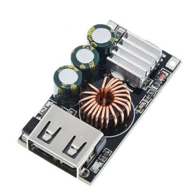 شارژ اضطراری تلفن همراه با QC3.0 DIY fast charger board و منبع برق 24W