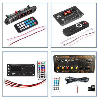 پخش کننده USB MP3 بی سیم با کارت TF Slot FM و میکروفون حرفه ای