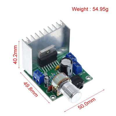 TDA7297 12V دو کانال تقویت کننده قدرت صفحه صوتی با صوتی و طراحی بدون سر و صدا