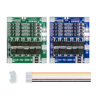 CA-4S-30A-B لیتیوم 18650 BMS باتری محافظ صفحه 30A 14.8V 12.8V 4s BMS صفحه