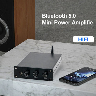 تقویت کننده قدرت صوتی خانگی 100W * 2 + 200W با بلوتوث 5.0 و 2.1 کانال مینی HiFi استریو کلاس D تقویت کننده دیجیتال