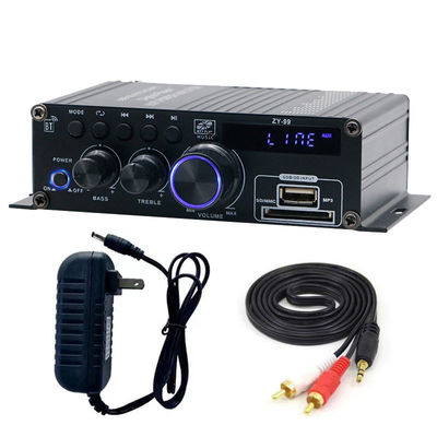 تقویت کننده قدرت صوتی استریو هایفی 120 وات دو کانال تقویت کننده قدرت کنترل مستقل برابر کننده خانه تقویت کننده های دیجیتال