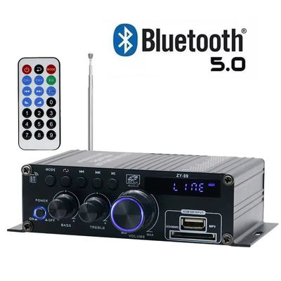 تقویت کننده قدرت صوتی استریو هایفی 120 وات دو کانال تقویت کننده قدرت کنترل مستقل برابر کننده خانه تقویت کننده های دیجیتال