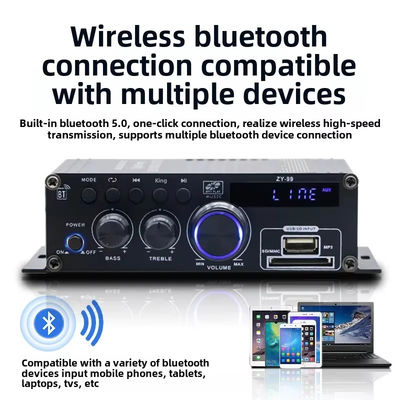 تقویت کننده قدرت دو کانال 120 وات با معادل کننده برای صوتی استریو HiFi