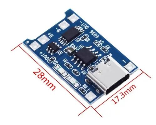 TP4056 صفحه شارژ باتری لیتیوم 1A ماژول شارژر 18650 با محافظت از شارژ