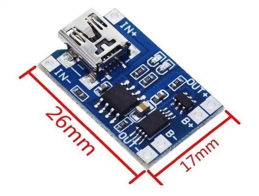 TP4056 صفحه شارژ باتری لیتیوم 1A ماژول شارژر 18650 با محافظت از شارژ