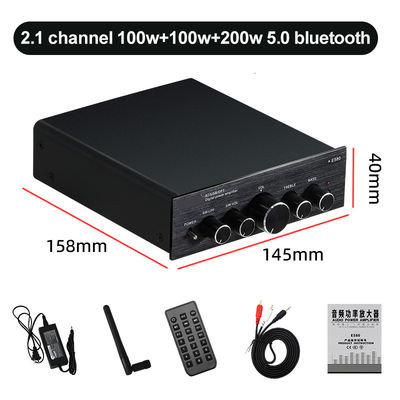 2.1 کانال 100 وات توان خروجی بی سیم بلوتوث صدا دیجیتال تقویت کننده برق HIFI برای صدای خانگی