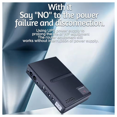 مینی 10400mAh 36W منبع برق بدون وقفه (UPS) برای روتر مودم دوربین امنیتی CCTV منبع برق قابل تنظیم AC DC