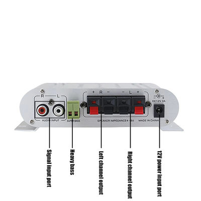 برد تقویت کننده 2.1 کاناله 12 ولت با توان خروجی 80WX2+80W برای صدای دیجیتال Hi-Fi خانگی