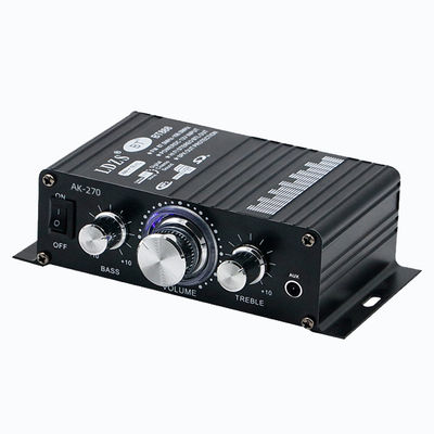 AK-270 12V تقویت کننده صوتی بلوتوث قدرت کوچک 2.0 کانال خروجی HIFI Mini Power Amplifier برای سیستم صوتی خانه سینما