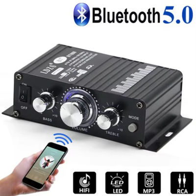 AK-270 12V تقویت کننده صوتی بلوتوث قدرت کوچک 2.0 کانال خروجی HIFI Mini Power Amplifier برای سیستم صوتی خانه سینما