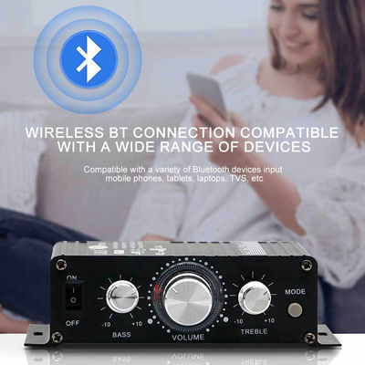AK-270 12V تقویت کننده صوتی بلوتوث قدرت کوچک 2.0 کانال خروجی HIFI Mini Power Amplifier برای سیستم صوتی خانه سینما
