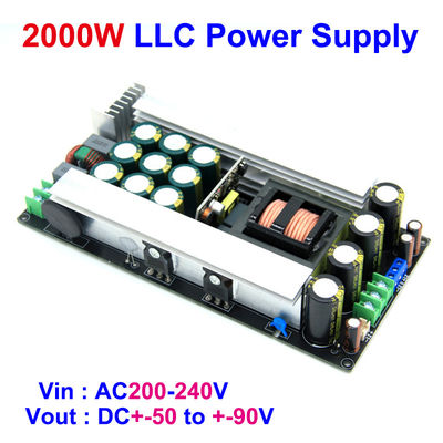 2000 وات LLC دو طرفه DC 5 مسیر منبع برق ماژول تقویت کننده صوتی دیجیتال AC DC کنورترهای برای هیئت مدیره 50/60/70/80/90V سوئیچینگ