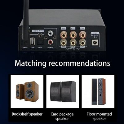 TPA3116 تقویت کننده دیجیتال 100 وات استریو HiFi کلاس D با بلوتوث 5.0 و خانه آلیومینیوم