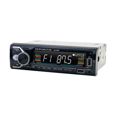 رادیو ماشین جهانی 60Wx4 سریرو MP3 پلیر FM گیرنده رادیو استریو موسیقی صوتی USB / SD با ورودی Dash AUX