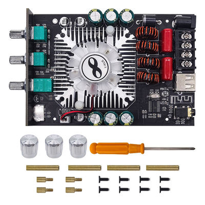 ZK-1602T 2 * 160W 2.0 کانال ماژول تقویت کننده قدرت دیجیتال کلاس D استریو صوتی BT 5.0 Subwoofer Board ZK-1602T