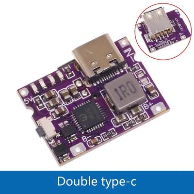 IP5310 ماژول قدرت مرحله ای نوع C USB Boost Converter 5V 4.2V 3A باتری لیتیوم شارژ بورد با شاخص LED