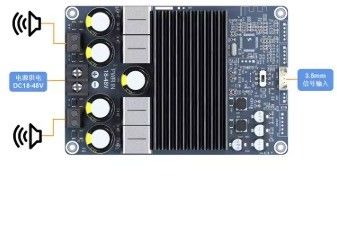 TPA3255 2x300W قدرت بالا دو کانال استریو تقویت کننده صوتی صفحه تقویت کننده قدرت دیجیتال