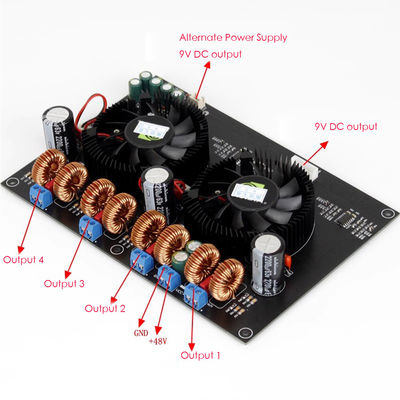 TPA3255 2.0 کانال دیجیتال کلاس D HiFi Audio Amplifier Board 600W * 2 هیئت مدیره با قدرت بالا برای علاقه مندان و گیرنده ها