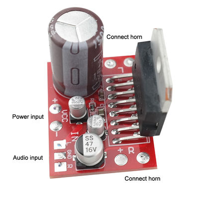 TDA7379 ماژول تقویت کننده قدرت استریو کانال دوگانه DC9V-17.5V 38W + 38W تقویت کننده صفحه صوتی TDA7379