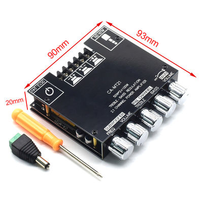 ZK-MT21 2.1 Channel Subwoofer Amplifier Module 5.0BT 12V 24V 2*50W+100W قدرت استفاده خانگی پلاستکی برای سیستم بلندگو
