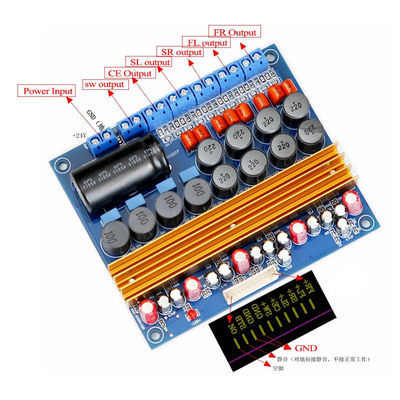 TPA3116 5.1 کانال کلاس D Digital Amplifier Board 100W+100W+4*50W صدا برای بلندگوهای قدرتمند