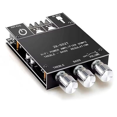 TPA3116D2 ماژول تقویت کننده صوتی Subwoofer ZK-502T 2-Channel Audio Stereo Board با 2 * 50W Bass AMP و ارتباطات AUX