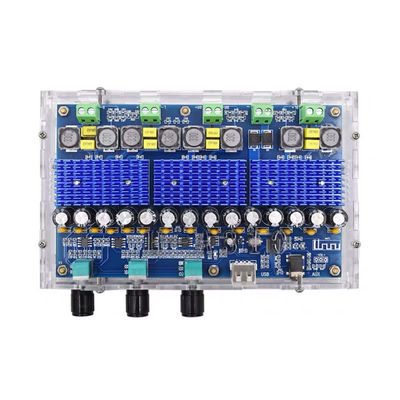 TPA3116D2 برد تقویت کننده قدرت دیجیتال 4 کانال با گیرنده 50Wx2 100Wx2 استریو دو باس