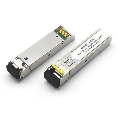 GPON PON 10G DWDM SFP 80KM ماژول 10G نرخ داده 1310nm طول موج برای شبکه FTTH 5G 80km فاصله SM گیرنده های نوری