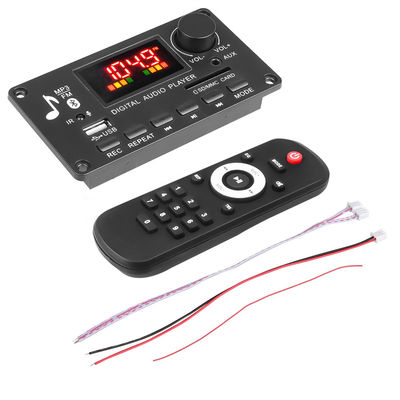 80W تقویت کننده هیئت مدیره بی سیم موسیقی ماشین Mp3 Decoder Player ماژول آزاد دست DC 5V-26V ماژول صوتی رادیو FM