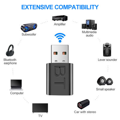 استریو BT RCA USB 3.5mm AUX Mini Amplifier HIFI Audio USB BT 5.0 فرستنده گیرنده برای تلویزیون PC خانه استریو آڈیو ماشین