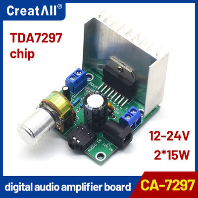 TDA7297 15W + 15W استریو تقویت کننده هیئت مدیره 12V DC Audio
