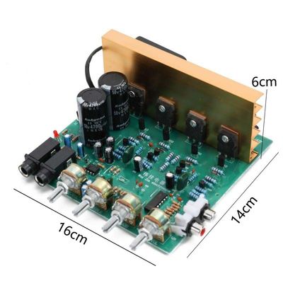 ماژول PCB 100W 2.0 Channel Audio Amplifier Board 16x14x6cm