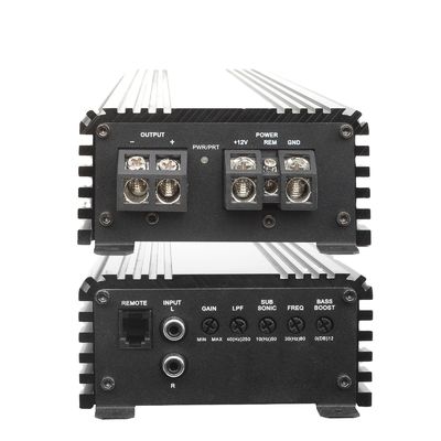 تقویت کننده قدرت صوتی ماشین کلاس D RMS 2500Wrms 1 Ohm امپدانس Spl Mono Power Amplifier با Crossovers