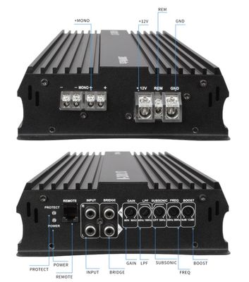 تقویت کننده قدرت 12 ولت 2000 وات خودرو 2000 وات سوبووفر کلاس D