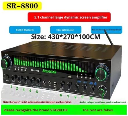 لباس: سایکلون شماره 8 رنگ آمیزی سه طرفه بلندگو با تقویت کننده SR8800 و Subwoofer 10 اینچی