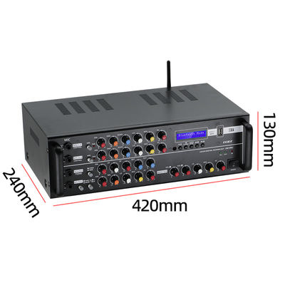 PA-803WH 2.0 Channel 400W Home Amplifier Hot Selling High Power Receiver with BT Wireless Power Booster Metal Material