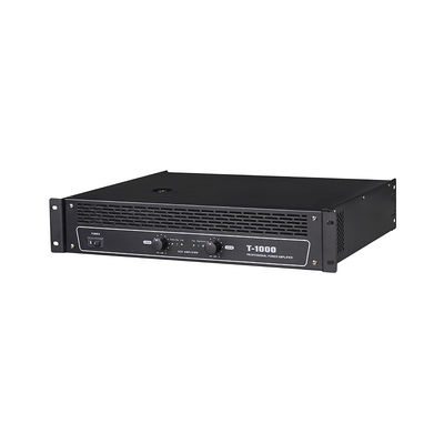T-1200 T-1000 T-800 T-600 2*600W آمپلی‌فایر AV حرفه‌ای KTV تجاری با توان بالا، آمپلی‌فایر قدرت مرحله‌ی نهایی فلزی خالص