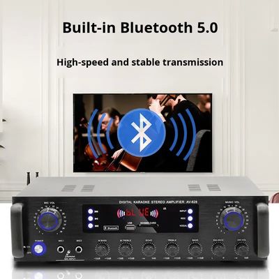 AV-628 حرفه ای 5.1 کانال 600W خانه همکسان Subwoofer تقویت کننده مدل قدرت بالا BT فیبر نوری گیرنده مرزی