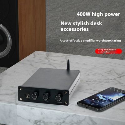 حرفه ای 2.1 کانال 400W تقویت کننده دیجیتال HiFi با قدرت بالا برای خانه خودرو Audiophile پردازنده اینتل گیرنده تقویت کننده