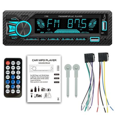 Creatall Universal Car MP3 Player Big Screen Hands-Free Radio AM USB Connection FM Transmitter Lossless Sound Quality Amplifier