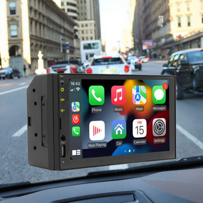 7 اینچ ماشین برای MP5 پلیر با برای BT بی سیم HD دوربین عقب نگاه CarPlay اندروید اتوماتیک داشبورد رادیو سیم دار داشبورد رادیو