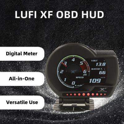 Obd2 Digital Auto Meter فشار توربین چند عملکردی HUD Head-Up Display OBD Gauge Meter الکترونیک اتوماتیک بالا