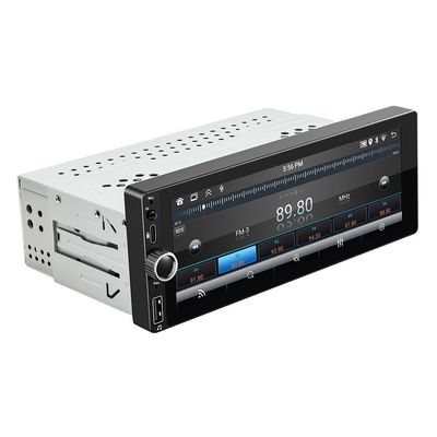 رادیو ماشین تک دین 6.86 اینچی CarPlay/Android Auto با صفحه نمایش لمسی LCD اتصال USB محل قرارگیری داشبورد