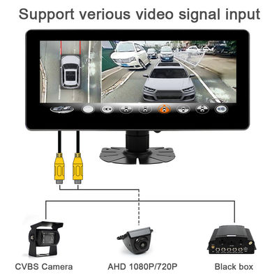 مانیتور صفحه نمایش عریض لمسی IPS Full HD 10.25 اینچی، پشتیبانی از پروتکل UART/RS232 برای Bird View MDVR Black Box، 1 سال