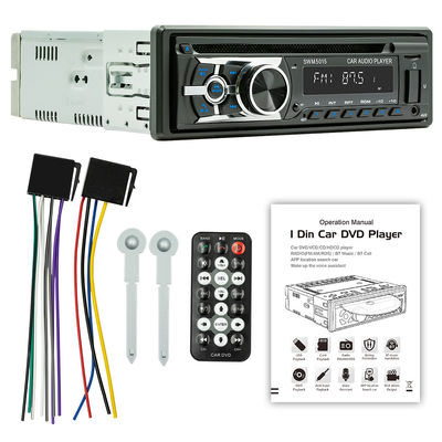 پخش کننده MP3 تک دیسکی Creatall در خودرو با هوشمندی برای بلوتوث چندرسانه ای CD/VCD/DVD، شیار کارت، اتصال USB، رادیو
