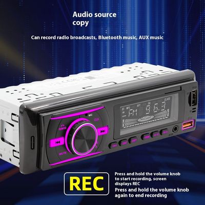Creatall Universal Car MP3 Player with BT Wireless Positioning USB Amplifier & Radio MP3 Player for Car Use