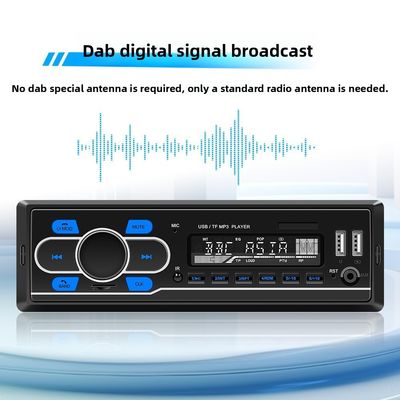 Creatall 12V Single-Cylinder Car MP3 Player Lossless Music for Bluetooth USB Card Reader DAB Radio Car Charger Special Clearance